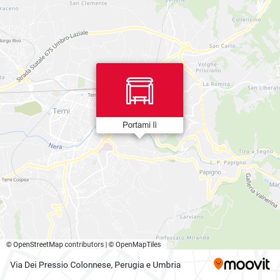 Mappa Via Dei Pressio Colonnese