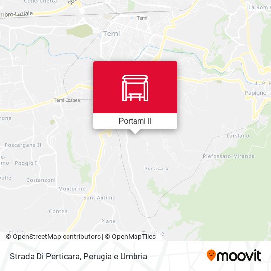 Mappa Strada Di Perticara