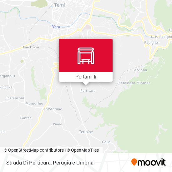 Mappa Strada Di Perticara