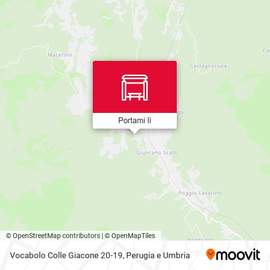 Mappa Vocabolo Colle Giacone 20-19