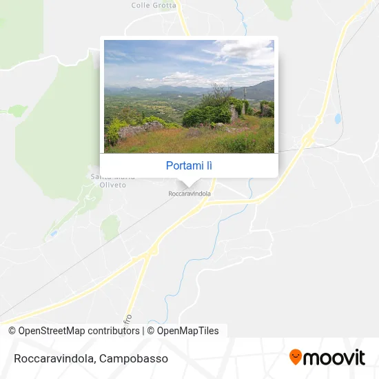 Mappa Roccaravindola