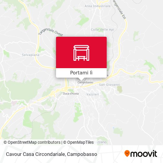 Mappa Cavour Casa Circondariale