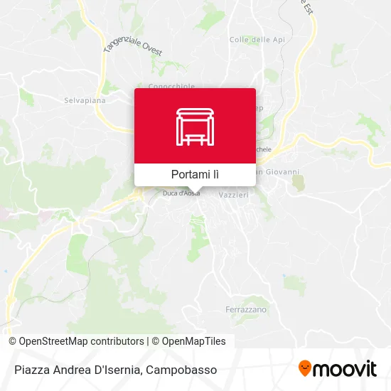 Mappa Piazza Andrea D'Isernia