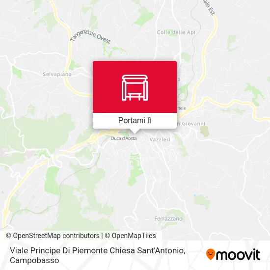 Mappa Viale Principe Di Piemonte Chiesa Sant'Antonio