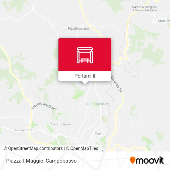 Mappa Piazza I Maggio