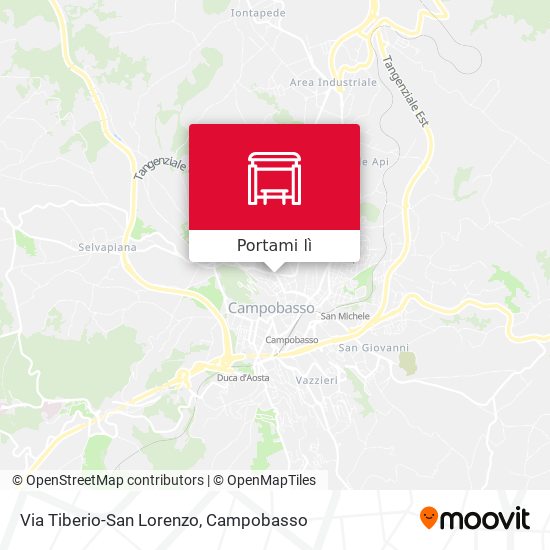 Mappa Via Tiberio-San Lorenzo