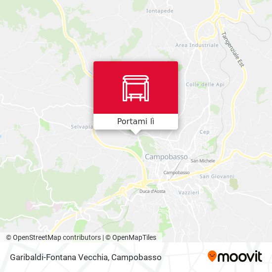 Mappa Garibaldi-Fontana Vecchia