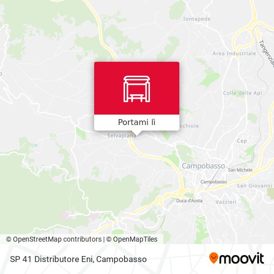 Mappa SP 41 Distributore Eni