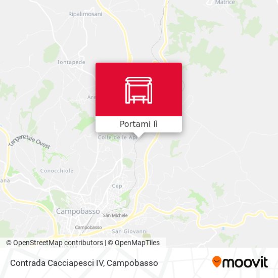 Mappa Contrada Cacciapesci IV