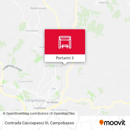 Mappa Contrada Cacciapesci III