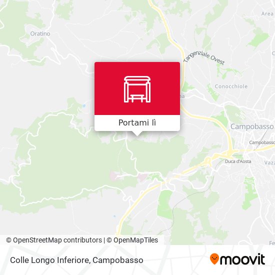 Mappa Colle Longo Inferiore