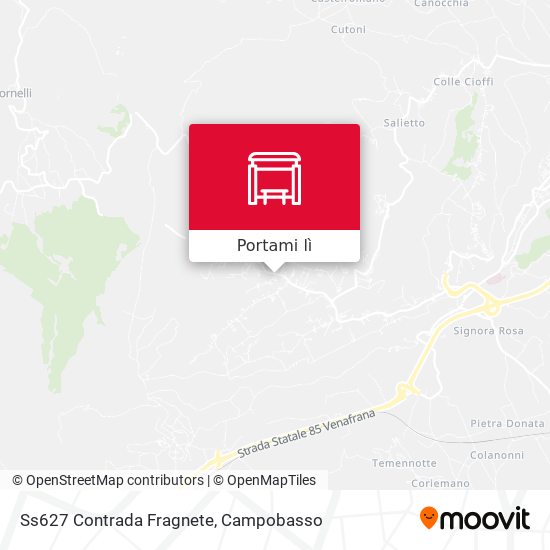 Mappa Ss627 Contrada Fragnete