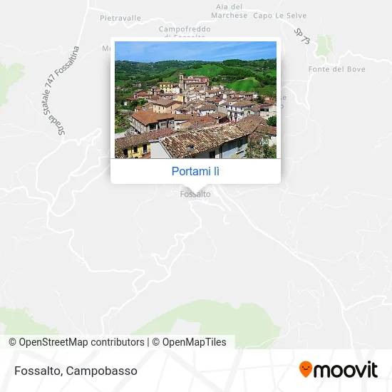 Mappa Fossalto