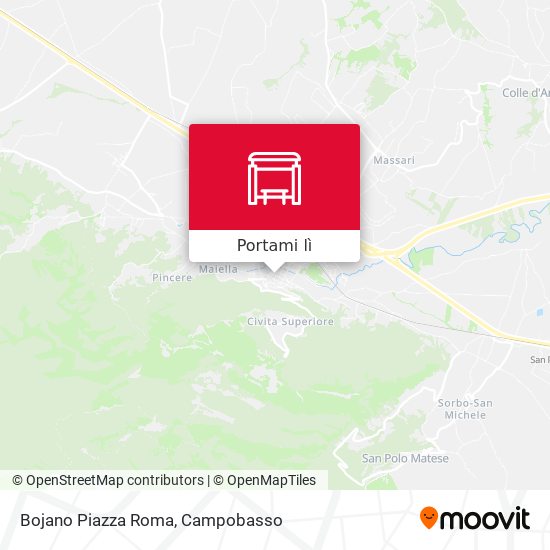 Mappa Bojano Piazza Roma