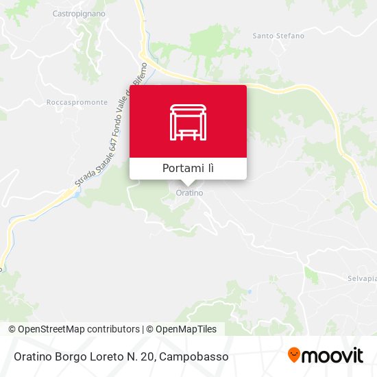 Mappa Oratino Borgo Loreto N. 20