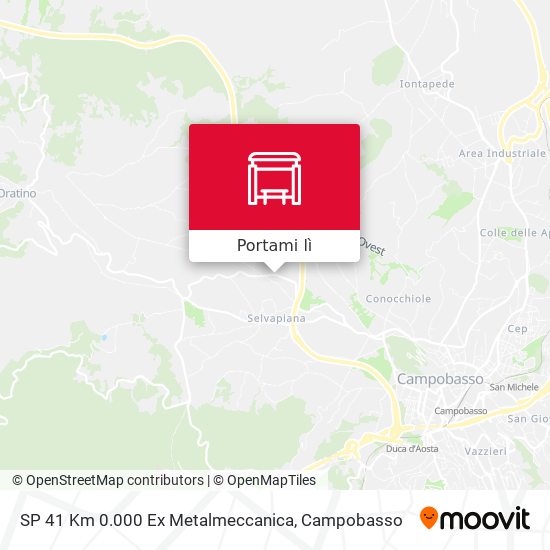 Mappa SP 41 Km 0.000 Ex Metalmeccanica