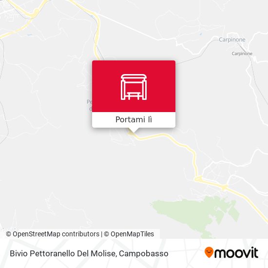 Mappa Bivio Pettoranello Del Molise