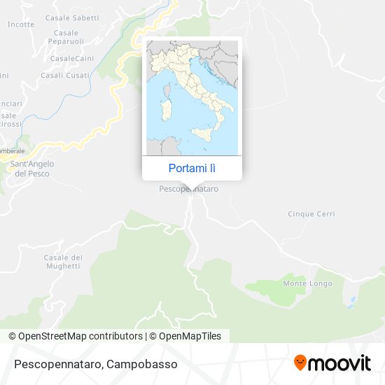 Mappa Pescopennataro