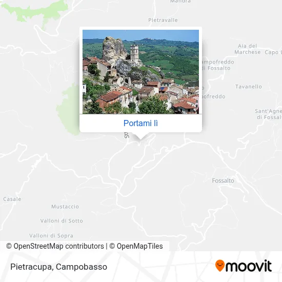 Mappa Pietracupa
