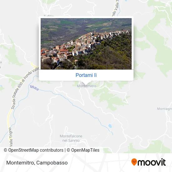 Mappa Montemitro