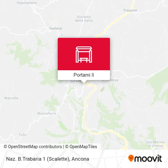 Mappa Naz. B.Trabaria 1 (Scalette)