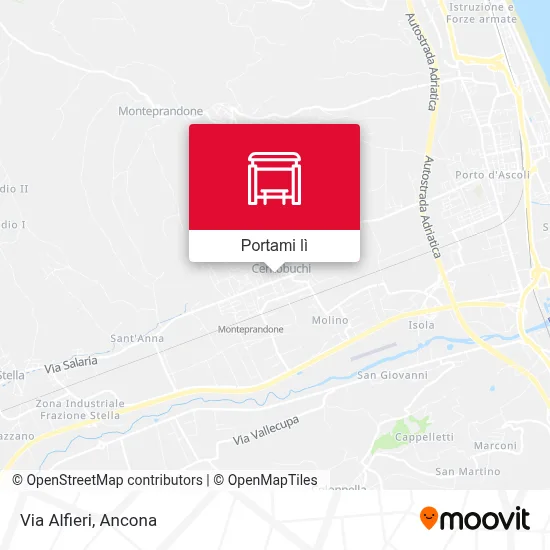 Mappa Via Alfieri