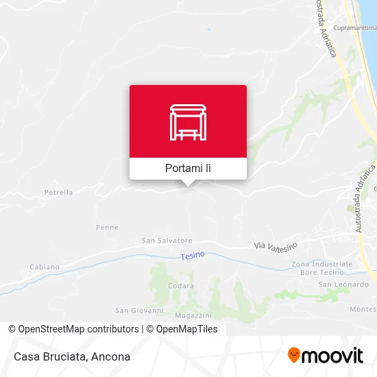 Mappa Casa Bruciata
