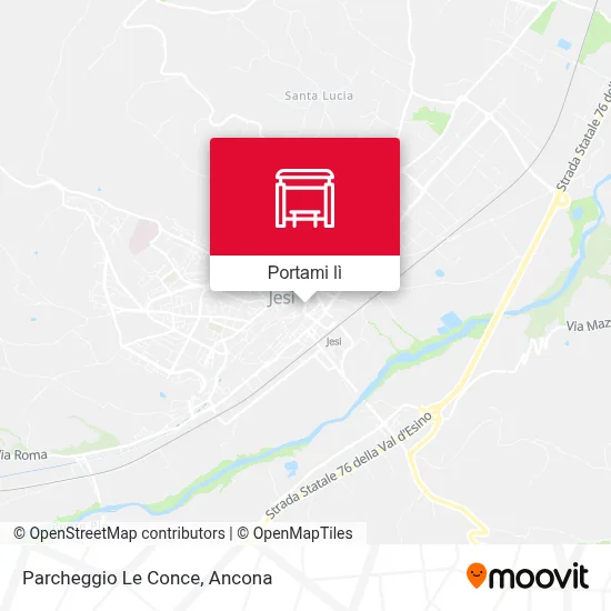 Mappa Parcheggio Le Conce