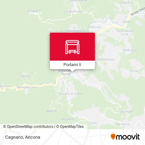 Mappa Cagnano