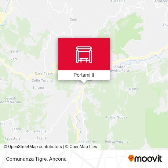 Mappa Comunanza Tigre