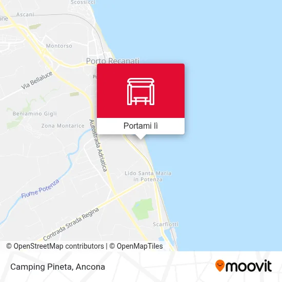 Mappa Camping Pineta