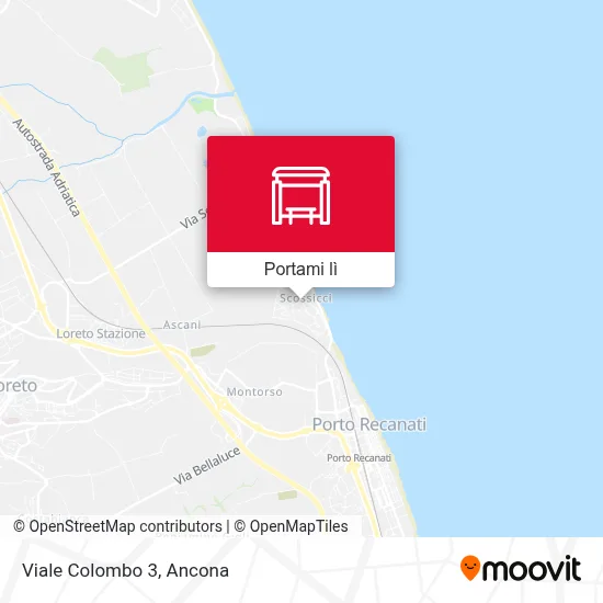 Mappa Viale Colombo 3