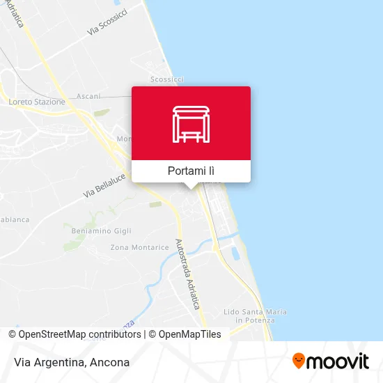 Mappa Via Argentina