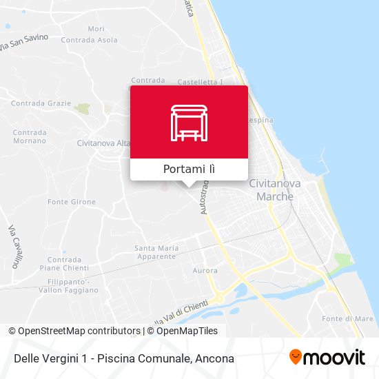 Mappa Delle Vergini 1 - Piscina Comunale