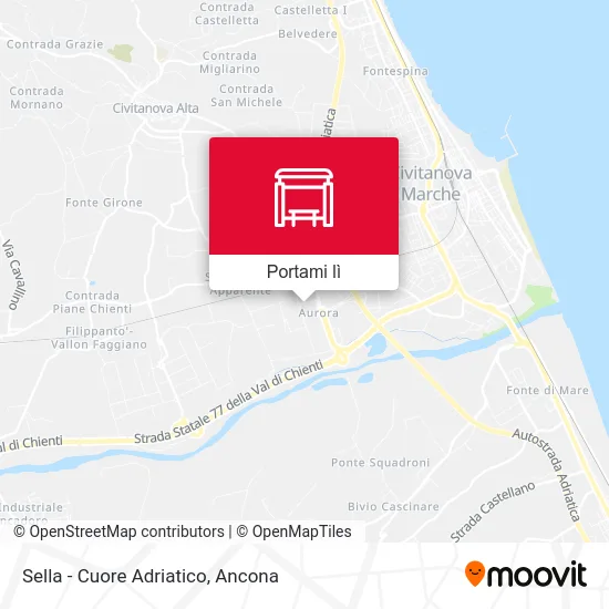 Mappa Sella - Cuore Adriatico