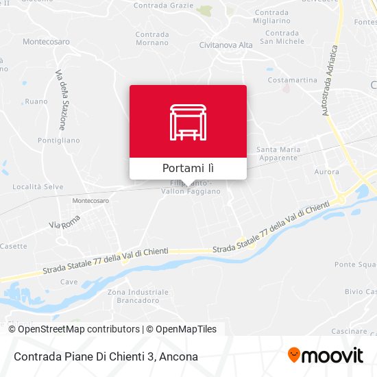Mappa Contrada Piane Di Chienti 3