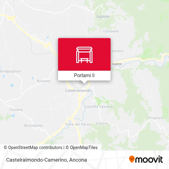 Mappa Castelraimondo-Camerino