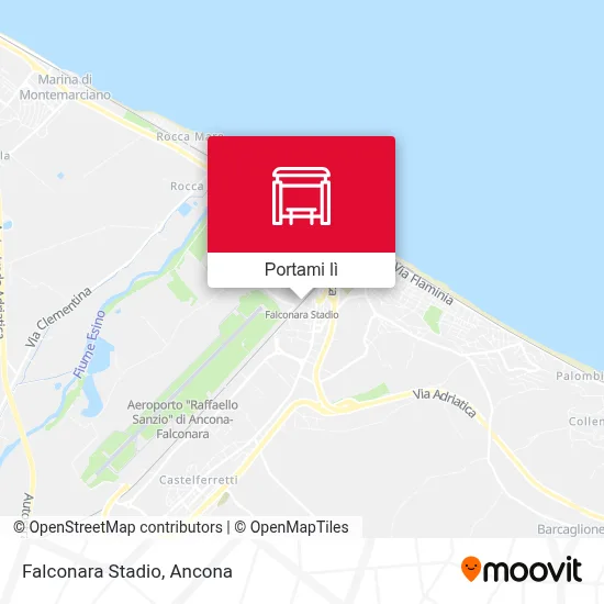 Mappa Falconara Stadio