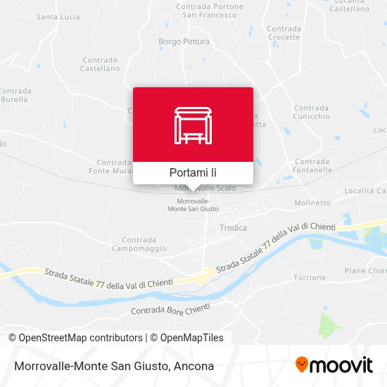 Mappa Morrovalle-Monte San Giusto