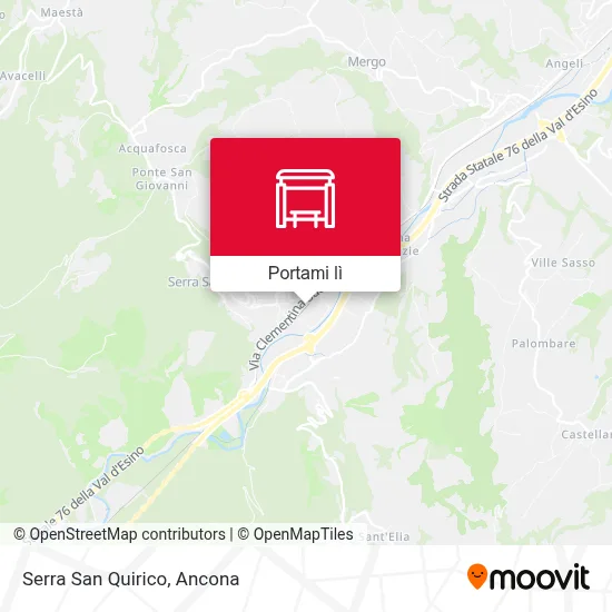 Mappa Serra San Quirico
