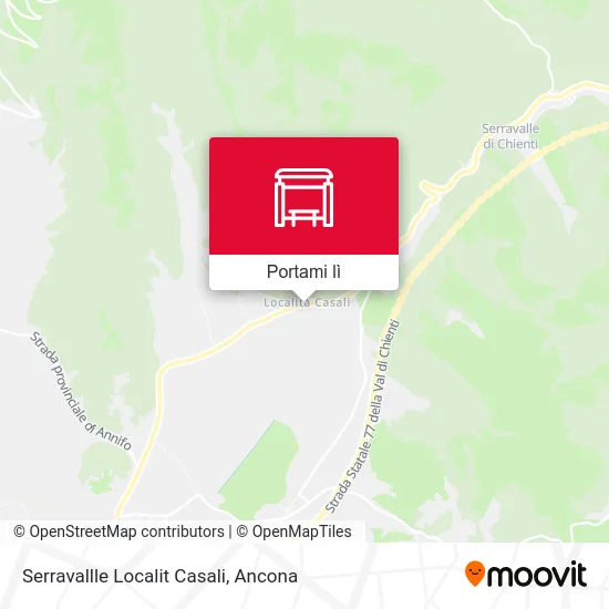 Mappa Serravallle Localit Casali