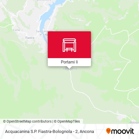 Mappa Acquacanina S.P. Fiastra-Bolognola  - 2