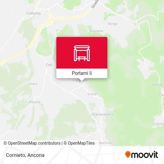 Mappa Cornieto
