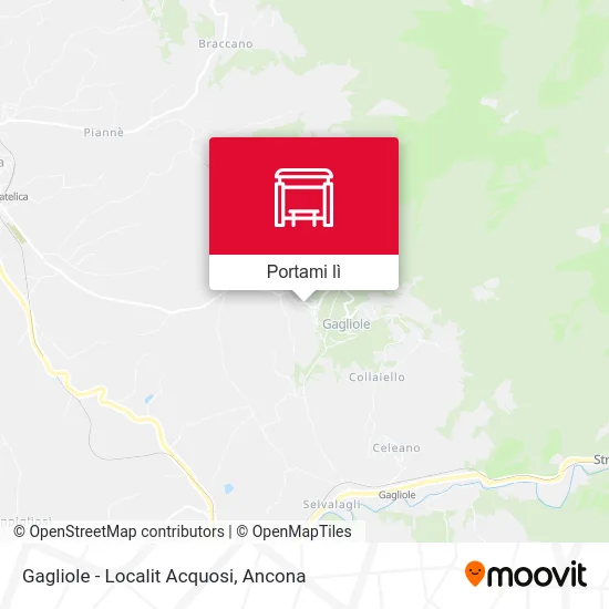 Mappa Gagliole - Localit Acquosi