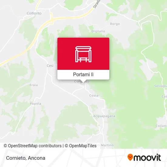 Mappa Cornieto