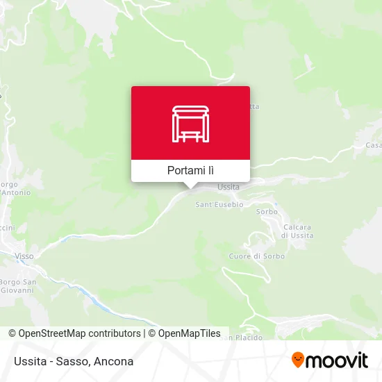Mappa Ussita - Sasso