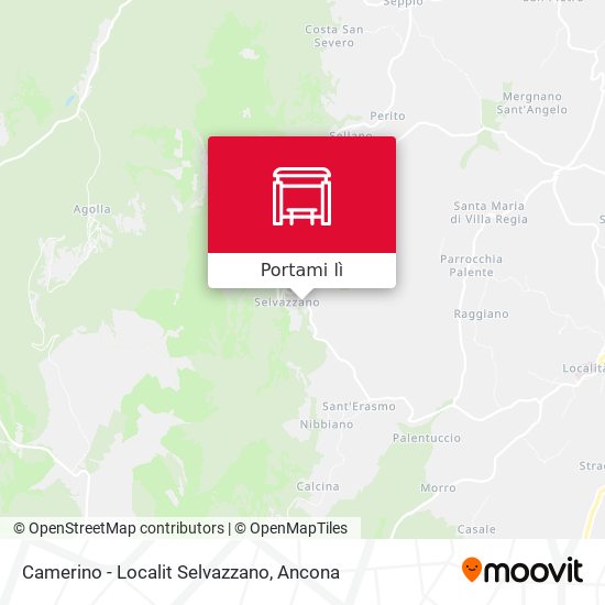Mappa Camerino - Localit Selvazzano
