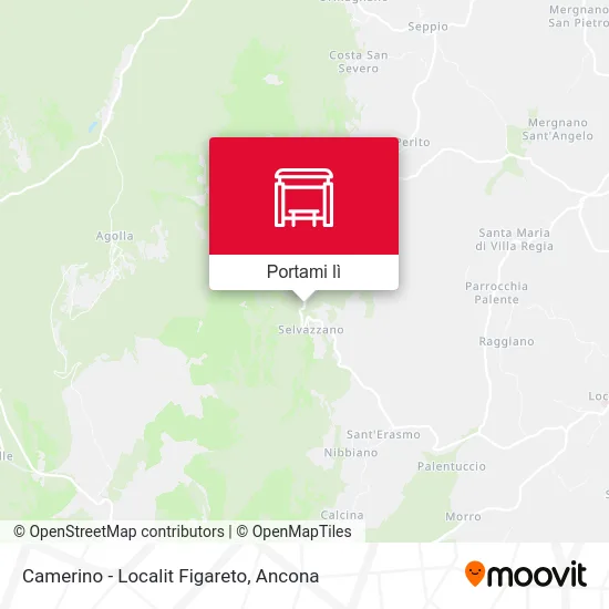 Mappa Camerino - Localit Figareto