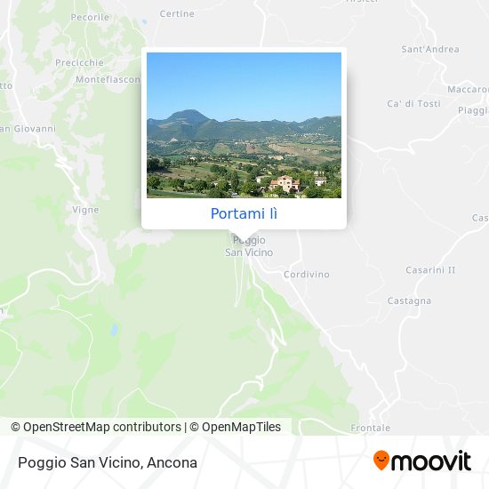 Mappa Poggio San Vicino