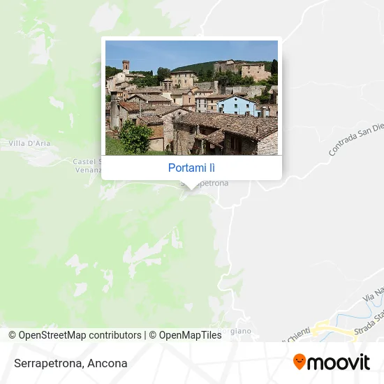 Mappa Serrapetrona